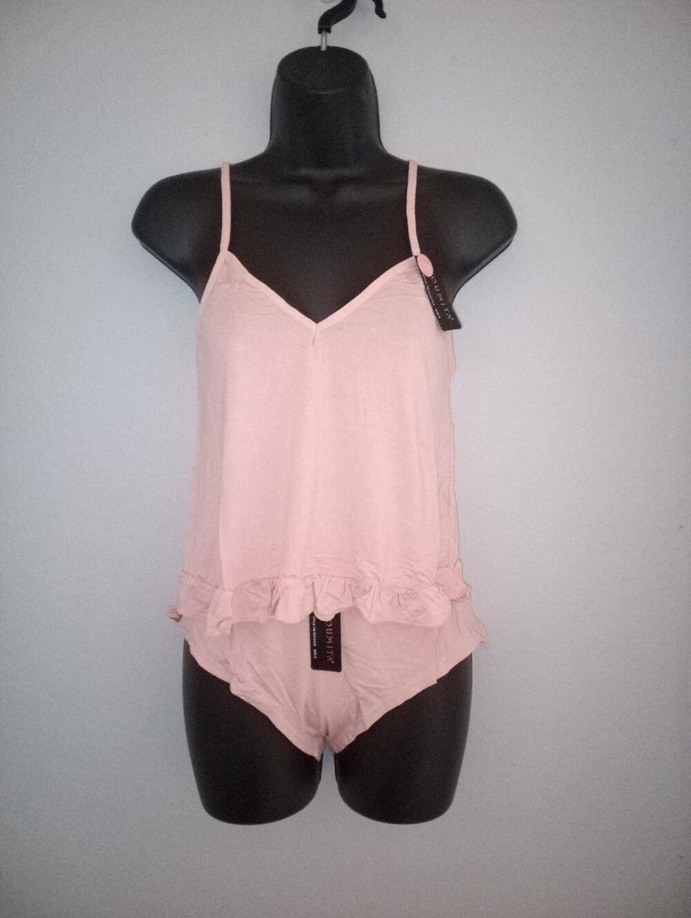 Youmita Coral Pink Soft Pajama Short Set NWT Sizes Small-XL Available